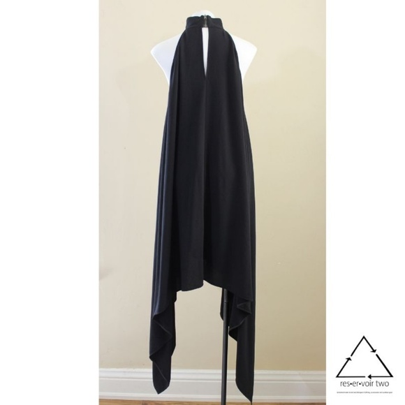 Gareth Pugh Asymmetric Crepe Halterneck Dress - Picture 3 of 8